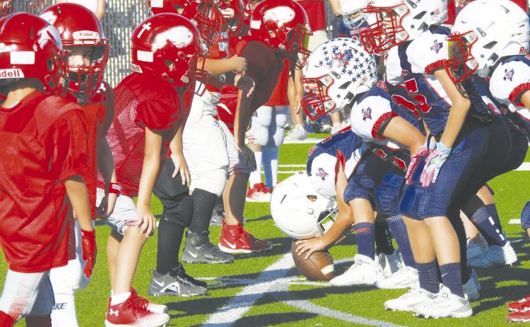 The Greenwood Outlaws and the Stanton Buffaloes scrimmaged last weekend in preparation for the new season.