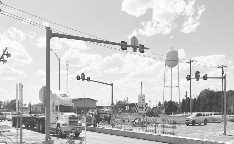 Road work is underway at the intersection of BI-20 and SH 137.