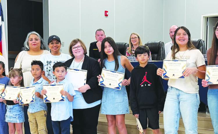 Greenwood ISD 1st 6-Weeks Superintendent Awards and ESL Awards