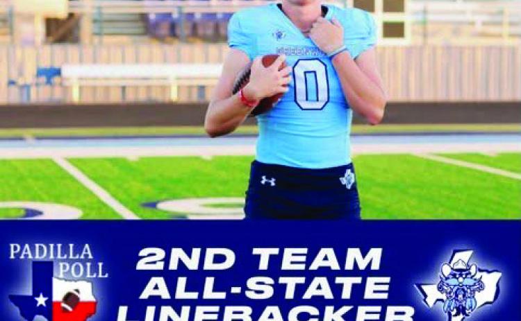 Greenwood High School Senior Landon Butts has been named a 2nd Team All-State Linebacker by the Padilla Poll, coaches across the state vote in the poll.